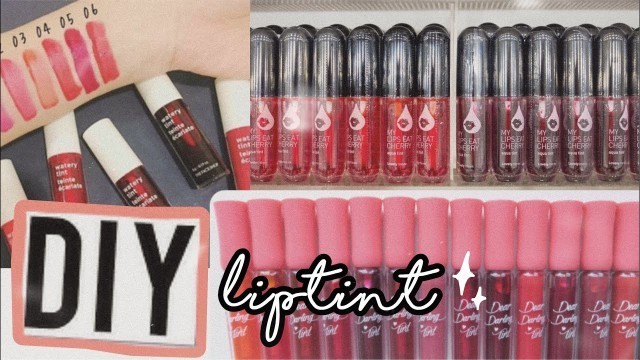 'DIY Liptint Using Food Coloring| Tagalog| ItsMe Althea'