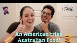 'An American Tries Australian Food!!'