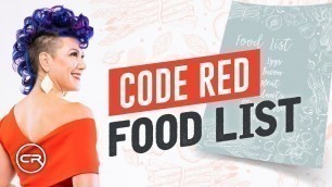 'Pantry Foods for Weight Loss (Code Red Food List)'