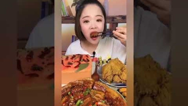 'yummymukbangasmr #food #asmreating #asmrfood #fyp #mukbangvideo #foodporn #eatingshow #koreanfood(1)'