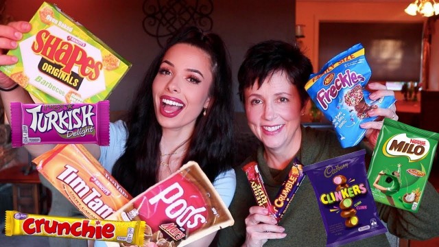 'AMERICANS TRYING AUSTRALIAN CANDY AND SNACKS!'