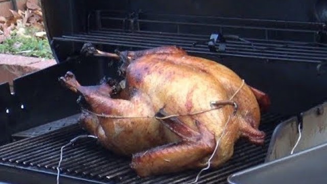 'Smoked Turkey Recipe, Weber Genesis II Gas Grill'