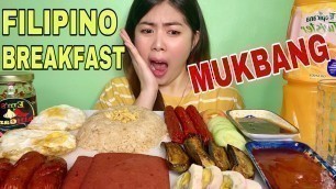 'MUKBANG:FILIPINO BREAKFAST |PINOY ALMUSAL MUKBANG| MUKBANG PH| MUKBANG PHILIPPINES'