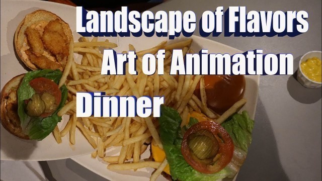 'Landscape of Flavors Dinner - Vegan & Non-Vegan Food Review - Art of Animation - Walt Disney World'