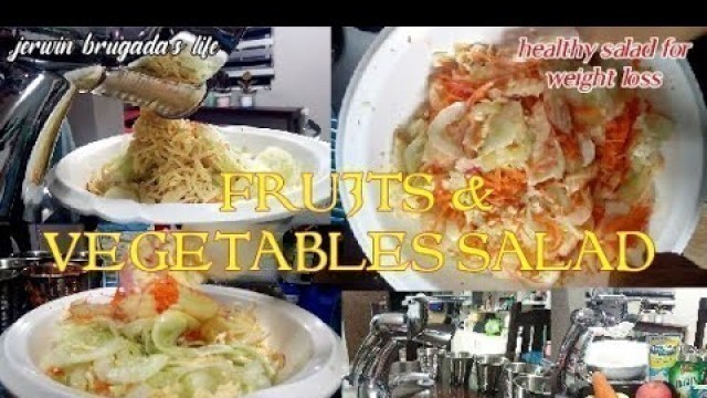 'Fruits/ Vegetable salad | healthy salad for weight loss/ EasySaladRecipe /using Saladmaster Machine'