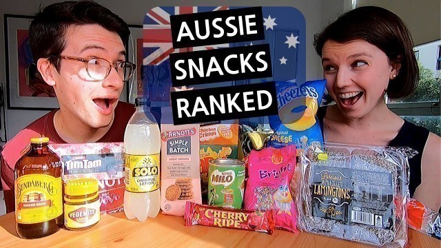 'AMERICANS TRY TOP 10 AUSTRALIAN SNACKS'