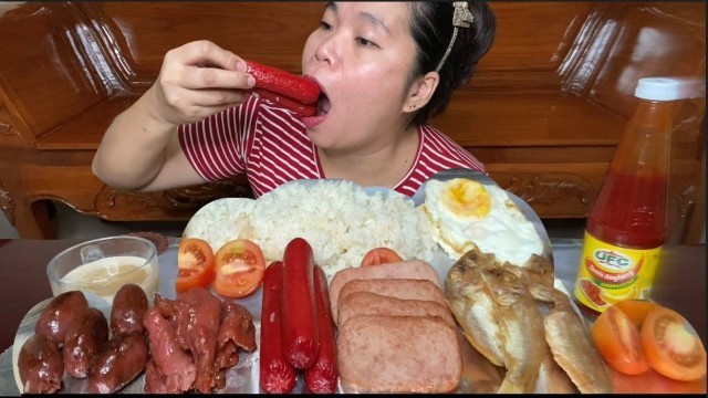 'PINOY ALMUSAL/FILIPINO FOOD/PINOY STYLE MUKBANG'