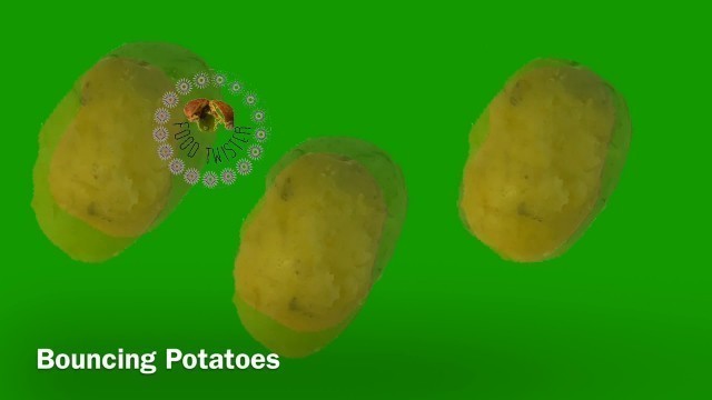 'Bouncing Potato Animation | Food Animation'