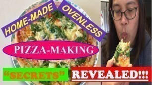 'Home-Made Ovenless  Pizza-Making \"Secrets\" Revealed || Saladmaster Pizza'