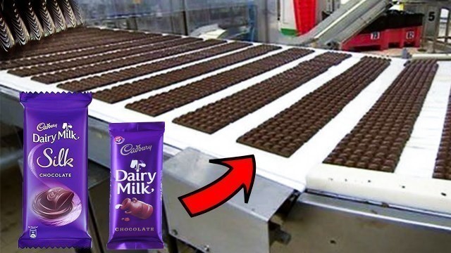 'देखिये Factory में कैसे बनाइ जाती है कैडबरी ( Dairy Milk ) | Chocolate Manufacturing Machines'