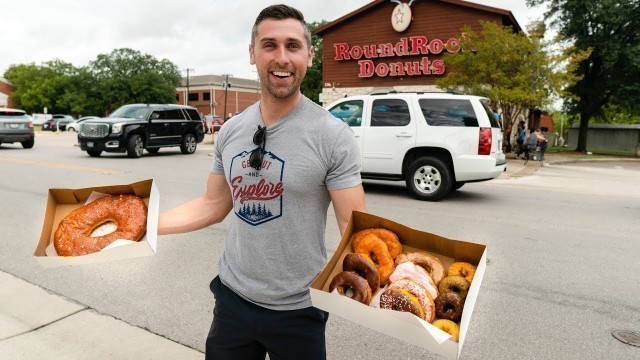 'ROUND ROCK DONUTS | The Biggest & Best Donuts EVER?! | Man Vs. Food'