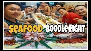 'SEAFOOD BOODLE FIGHT | FILIPINO FOOD MUKBANG IDEAS'