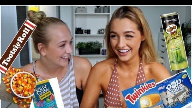 'AUSTRALIAN GIRLS TRY AMERICAN CANDY'