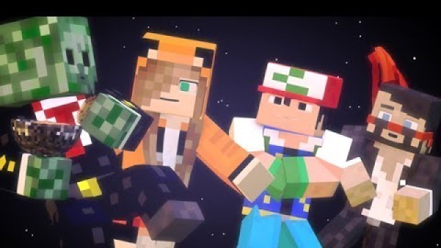 'FOOD FIGHT (Minecraft Animation)'