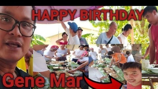 'Celebrating GeneMar\'s Birthday [boodle fight meal] | Be Happy with Olli'