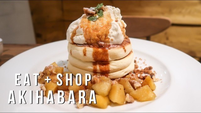 'Exploring Akihabara Food Shopping Anime and Japanese Pancakes - vlog #034 part 1'