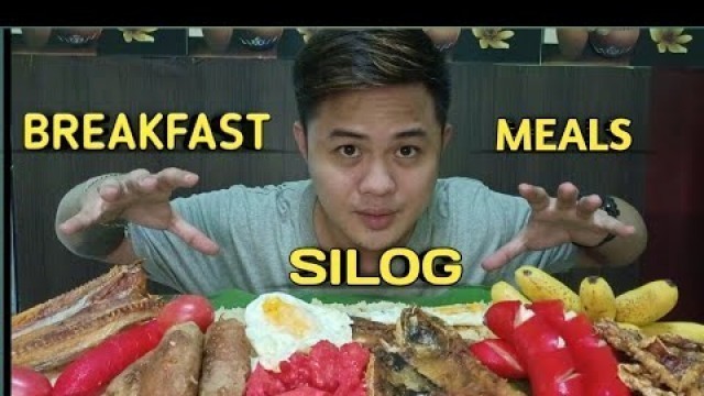 'BREAKFAST SILOG MEALS MUKBANG/PINOY MUKBANG'