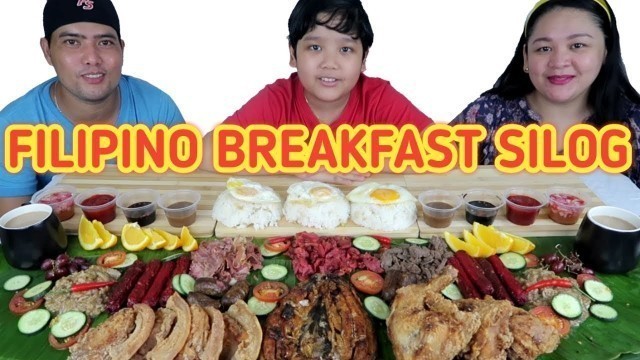 'PINOY ALMUSAL MUKBANG PART 2 | FILIPINO BREAKFAST SILOG FEAST | FILIPINO FOOD | MIKE and LEN channel'