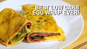 'Low Carb Egg Wrap for Breakfast | Pinoy Keto diet recipe I LCIF Keto Diet Philippines'