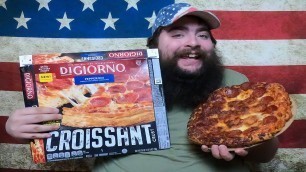 'Digiorno\'s Croissant Pizza In 6 Mins Challenge | Man Vs. Food | Fluffy Edition'