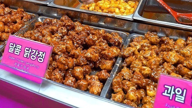 '6 FLAVORS! Popcorn Chicken - Korean Street Food / 여섯 가지 맛! 팝콘 치킨 - 한국 길거리 음식'