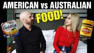 'American vs Australian Snacks!'