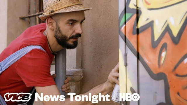 'The Italian Street Artist Using Cheese Paintings To Fight Neo-Fascism (HBO)'