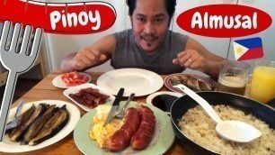 'KAING PINOY!!! Pinoy Almusal \"MUKBANG\" Filipino Food'