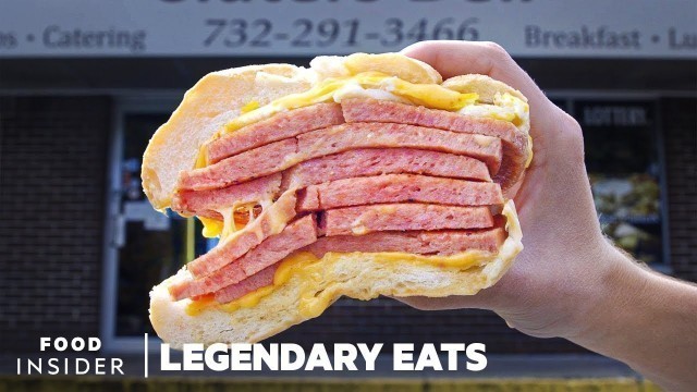 'The Pork Roll (Or Taylor Ham), Egg, And Cheese | Legendary Eats'