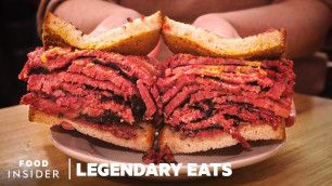 'Katz\'s Makes New York\'s Most Legendary Pastrami On Rye | Legendary Eats'