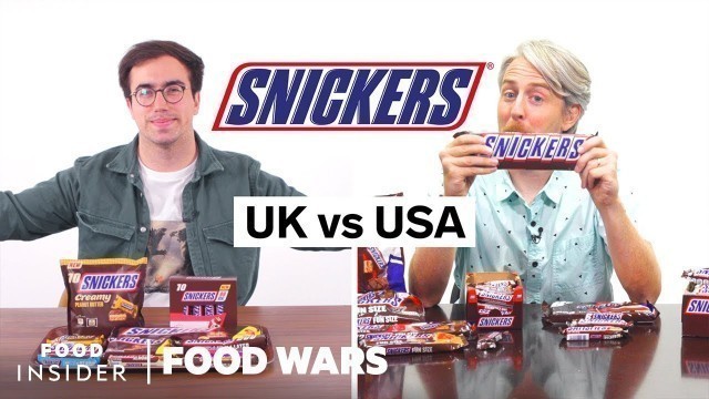 'US vs UK Snickers | Food Wars'