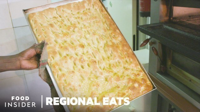 'How Traditional Italian Focaccia Bread Is Made In Genoa, Italy | Regional Eats'