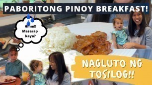 'NAGLUTO NG TOSILOG PINOY BREAKFAST | FIL-AM FAMILY BUHAY ALASKA'