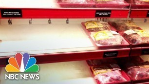 'Coronavirus: New Concerns Over Nation’s Meat Supply As Food Chains Limit Sales | NBC Nightly News'