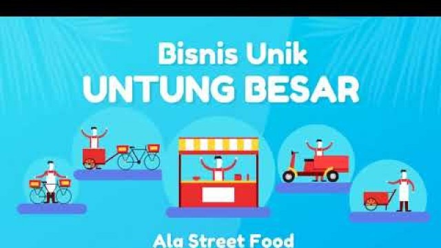 'Cara Download dan Demo Template Animasi Powerpoint Untuk  Street Food 11'