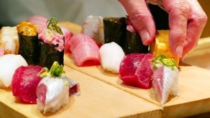 'Japanese Street Food - TSUKIJI MARKET SUSHI SASHIMI Japan Seafood'