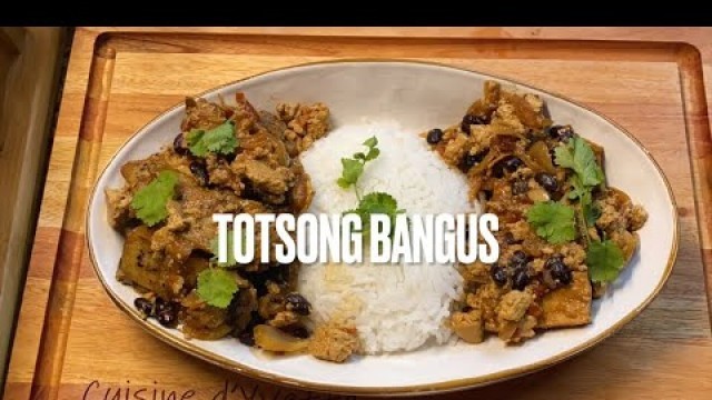 'Totsong Bangus with homemade tahure.  Ingredients in description below'