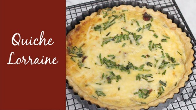 'Quiche Lorraine Recipe | How to make Shortcrust Pastry | Cooktober 2019 - Episode 21'