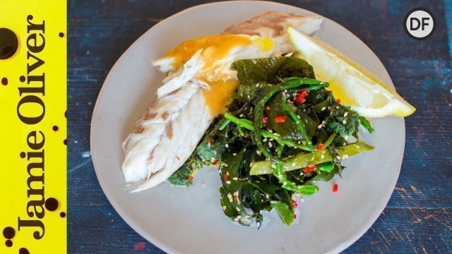 'Baked Seabass with Greens | Jamie Oliver & Bart\'s Fish Tales'