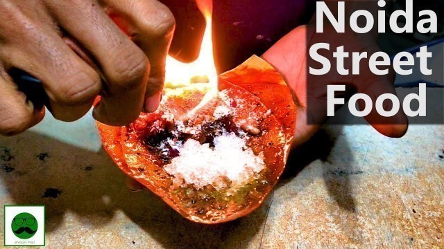 'Fire Paan, Ice Cream Roll, Momos and More at Noida Street Food Tour At Brahmaputra Market Part 02'