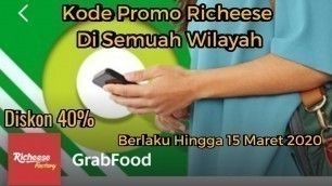 'PROMO GRABFOOD - OVO DISKON 40% RICHEESE'