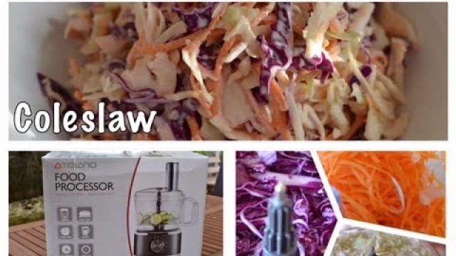 'Aldi AMBIANO Food Processor Review & Coleslaw Recipe'