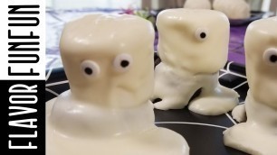 'Halloween Brownie Marshmallow Ghosts | Halloween Food Ideas'