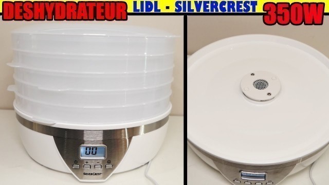 'DESHYDRATEUR LIDL SILVERCREST SDA 350 A1 déshydraté alimentaire Food Dehydrator Dörrautomat'