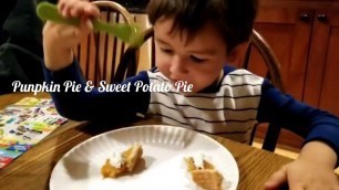 'Joey’s Food Review: Pumpkin Pie & Sweet Potato Pie.'