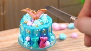 'Satisfying MERMAID CAKE Decorating Ideas | Miniature Cake Recipes | Tiny Cakes'