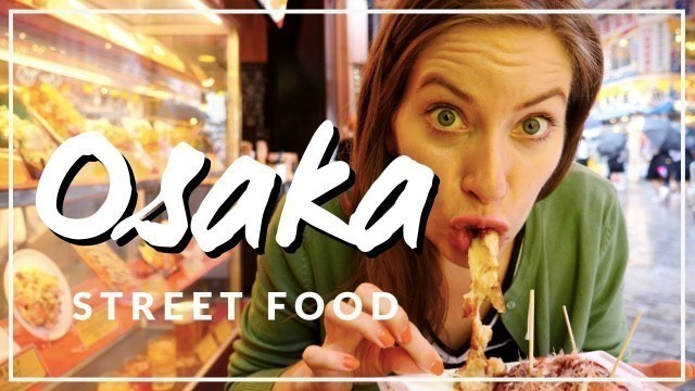 'Japanese Street Food Tour in Osaka, Japan'