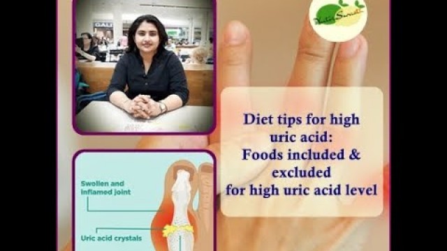 'Diet tips high uric acid: Foods included & excluded for high uric acid level | with English subtitle'