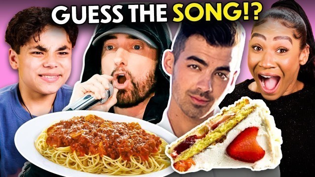 'Can Teens Guess the Song From The Food? | People Vs. Food'