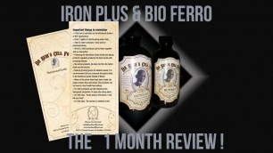 'Dr. Sebi\'s cell food | Bio Ferro and Iron Plus (1 Month Review)'